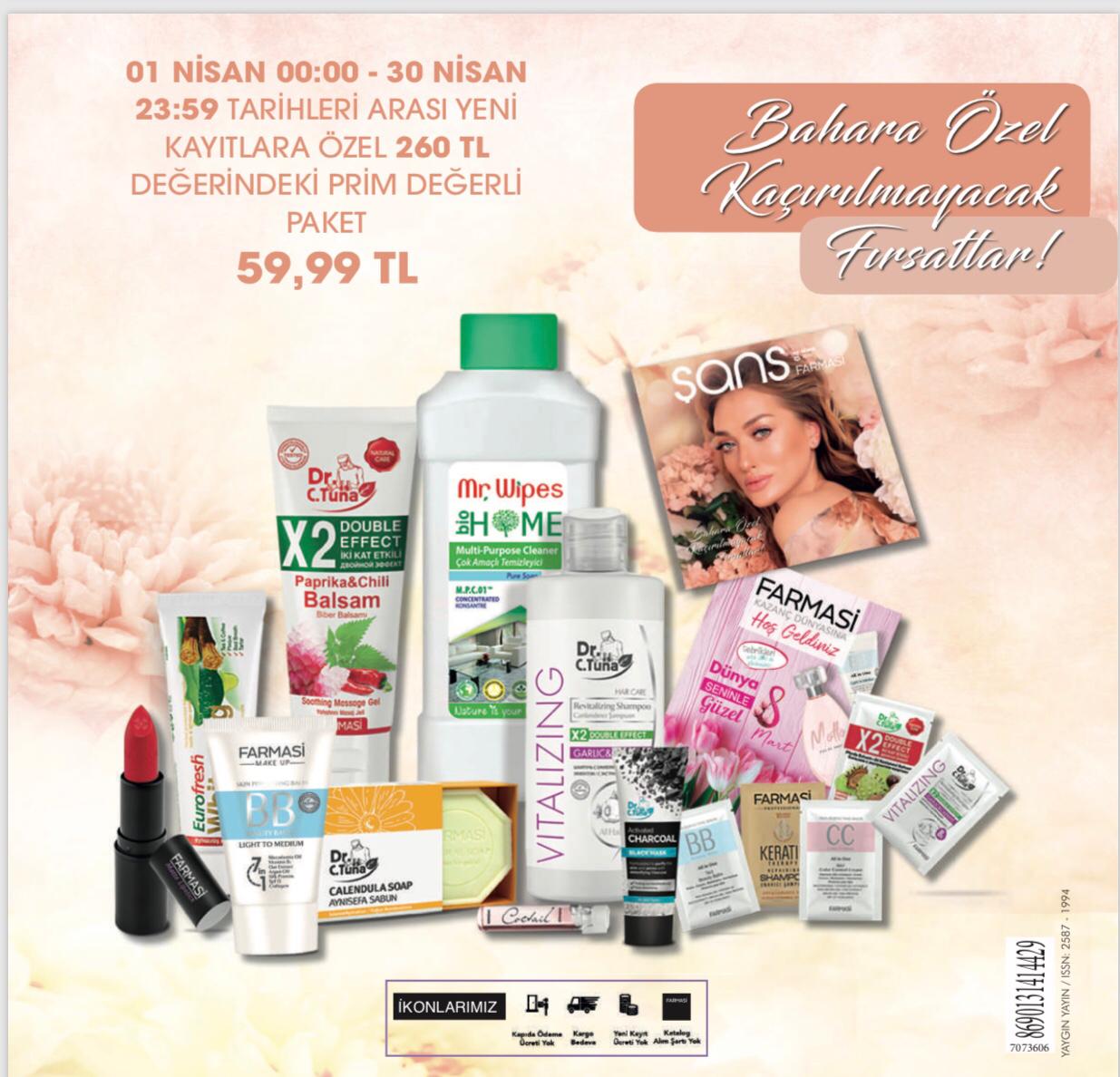Farmasi 2019 Nisan Ayı Başlangıç Paketi